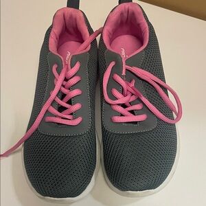 Gray and Pink Women's Sneakers Size 6
